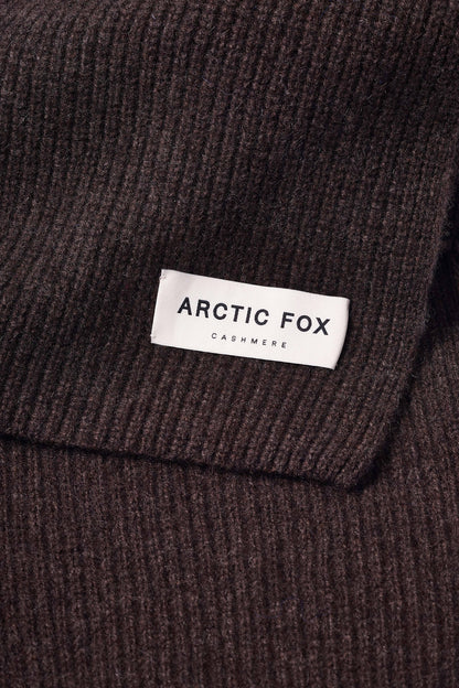Cashmere Scarf - Chocolate Brown - AW26