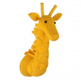 Colour Drench Giraffe Head Mini - Yellow pre order