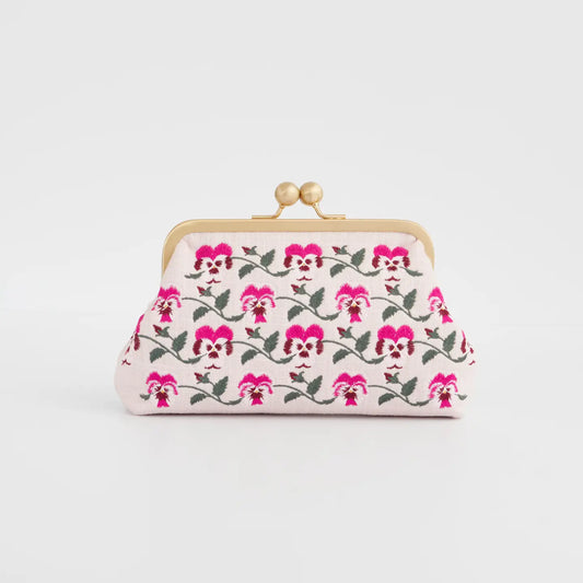 Fable Pansy Pink Victoriana Clutch