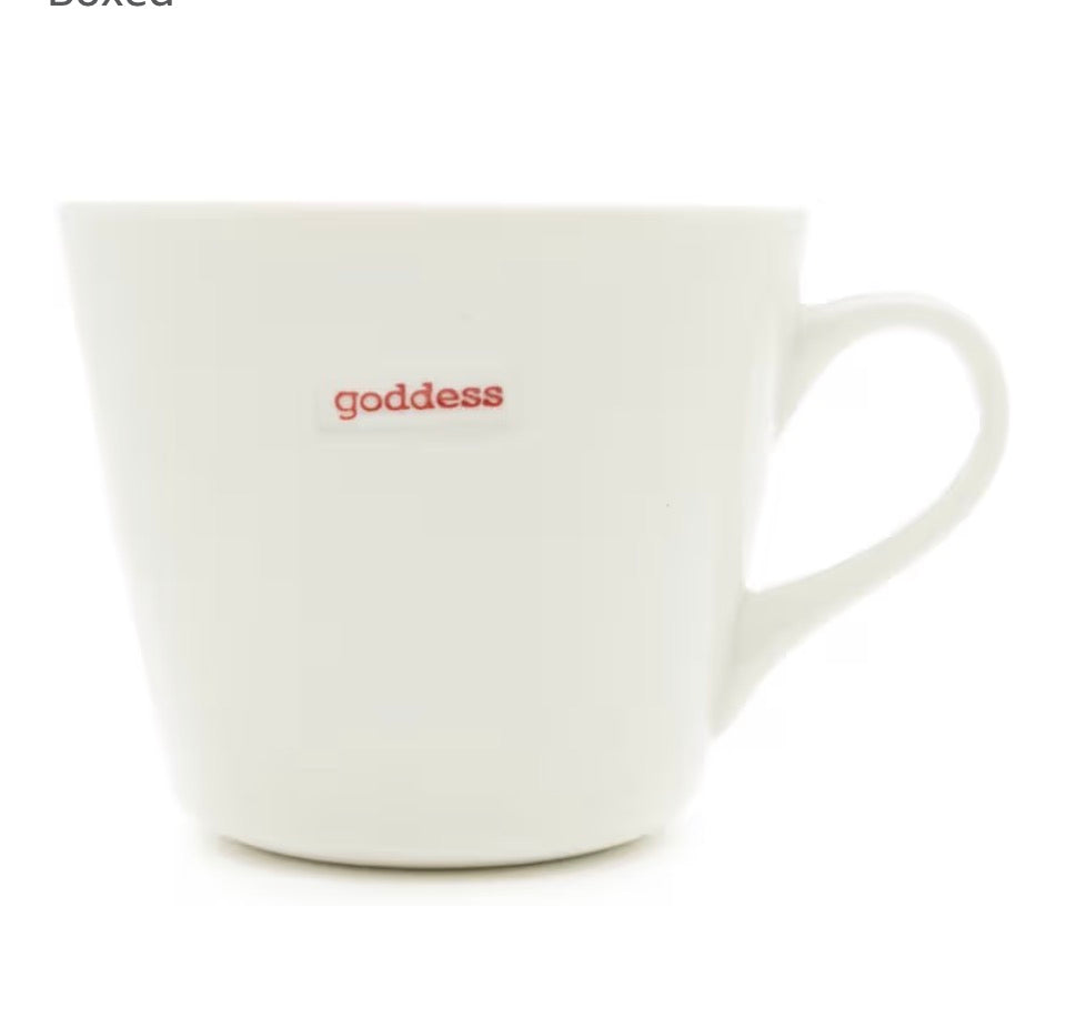 Ceramic White Mug - Goddess