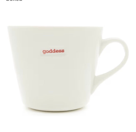 Ceramic White Mug - Goddess