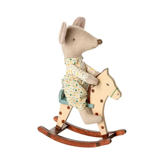 Rocking horse, Mouse - Dark brown spot