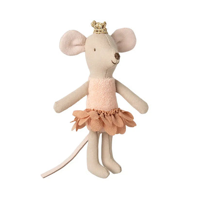 Maileg Princess mouse, Little sister in matchbox
