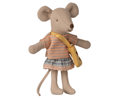 Maileg, Little Sister Mouse with Bag