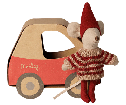 PRE-ORDER Maileg Autumn sister car Winter 2026