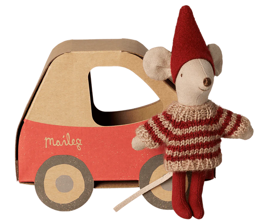 PRE-ORDER Maileg Autumn sister car Winter 2026