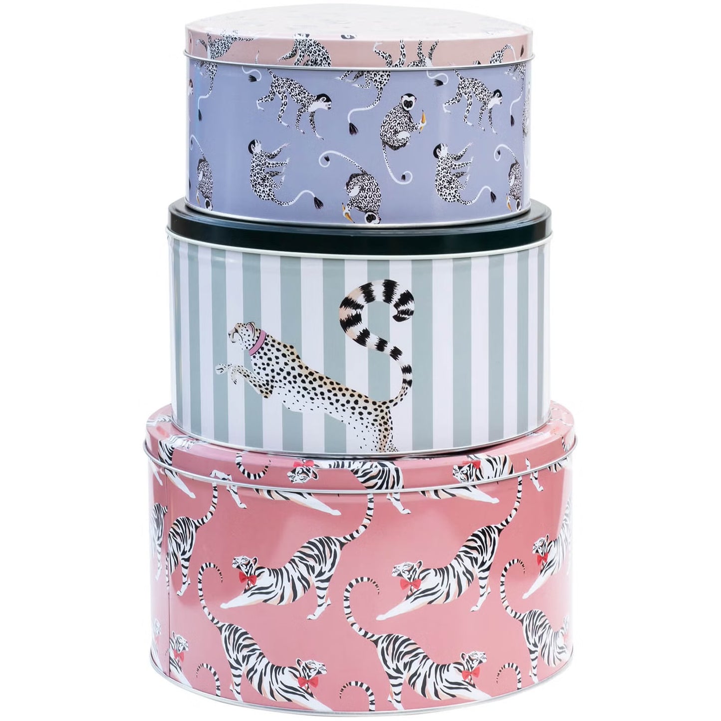 YVONNE ELLEN Yvonne Ellen Round Animal Cake Tins (Set Of 3