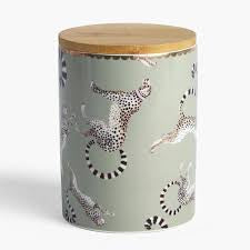 Yvonne Ellen Cheetah Medium Storage Jar