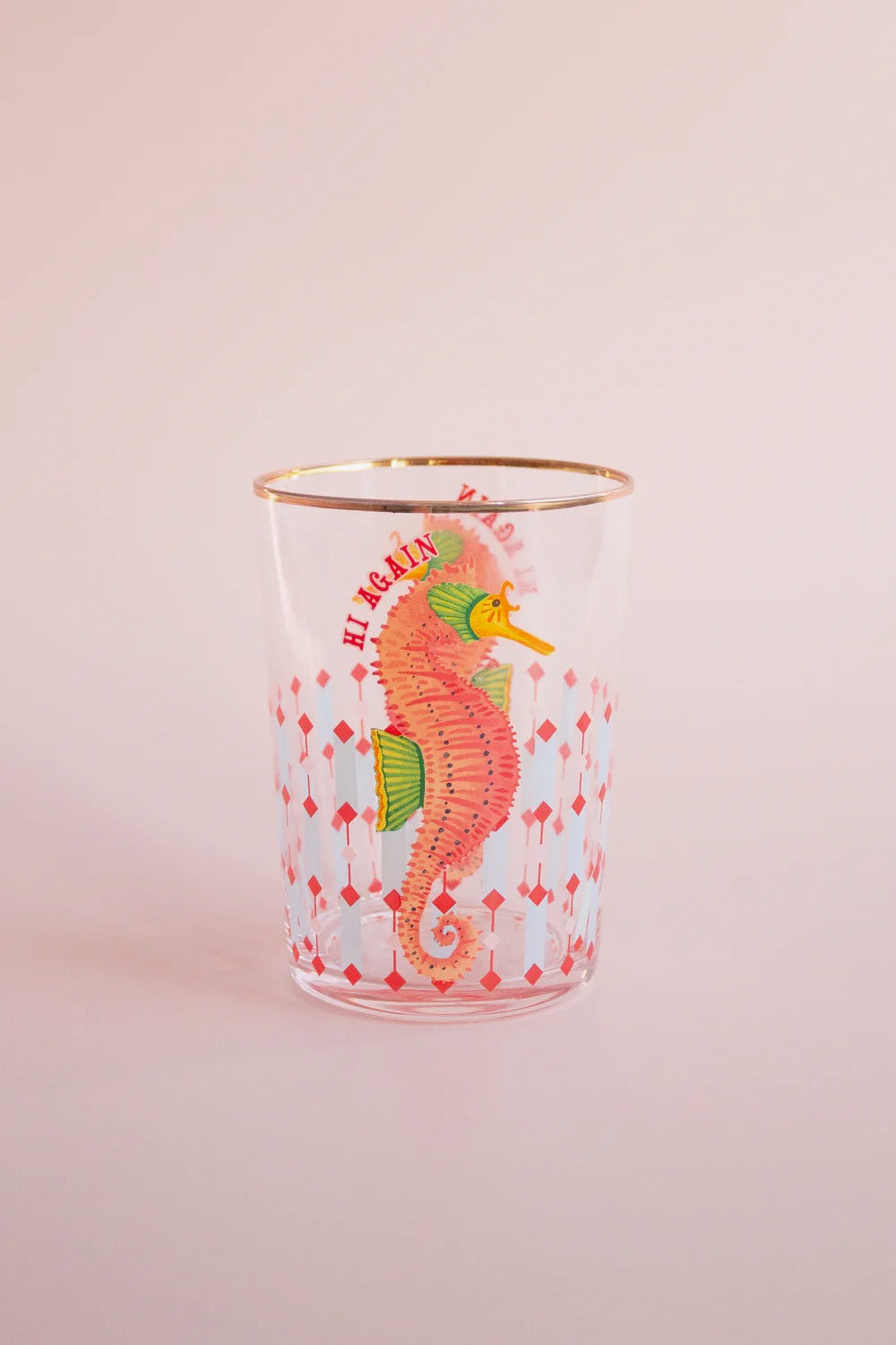 Seahorse Hi Ball Glass