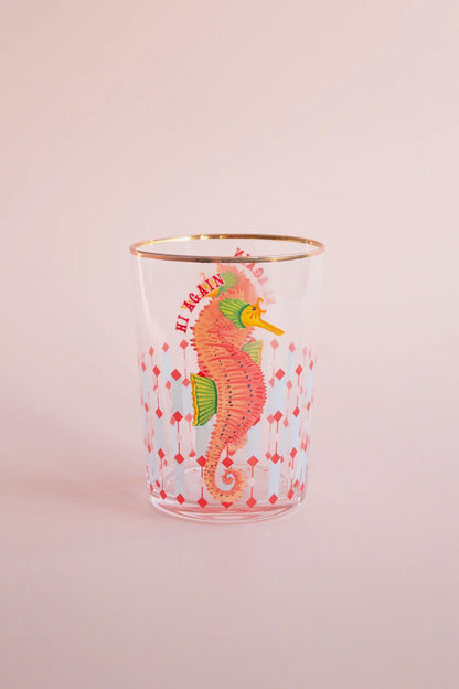 Seahorse Hi Ball Glass