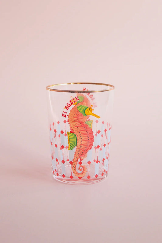 Seahorse Hi Ball Glass