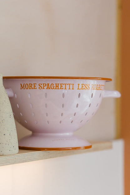 More Spaghetti Enamel Colander