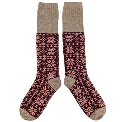 Women's Lambswool Boot / Long Socks 4-7