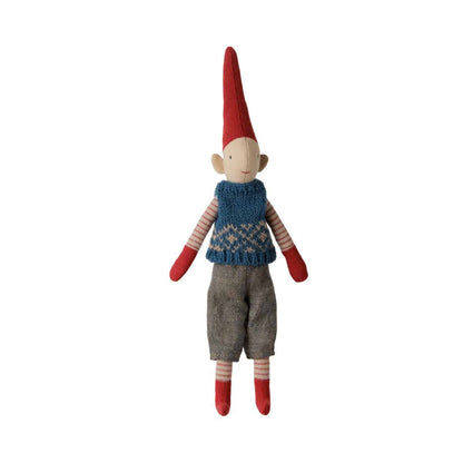 Pixy Size 1, Boy - Blue Knitted Vest