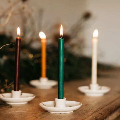 Winter Thyme Mini Fragranced Festive Candles, box of 10