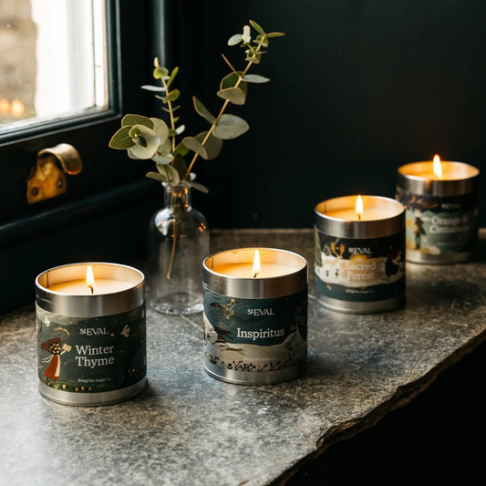 Sacred Forest Scented Christmas Tin Candle