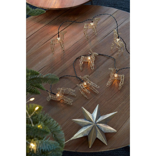 Reindeer Chain (Gold) lights