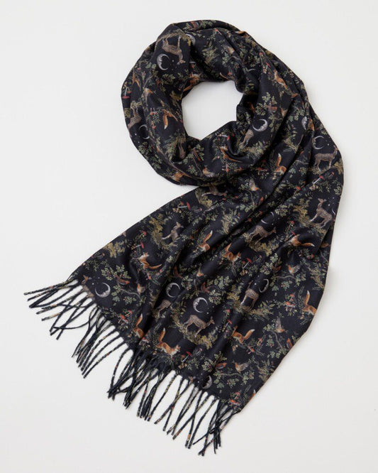 A Night's Tale - Midnight Woodland Scene - Heavyweight Scarf