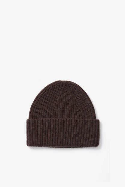 Cashmere Beanie - Chocolate Brown - AW26