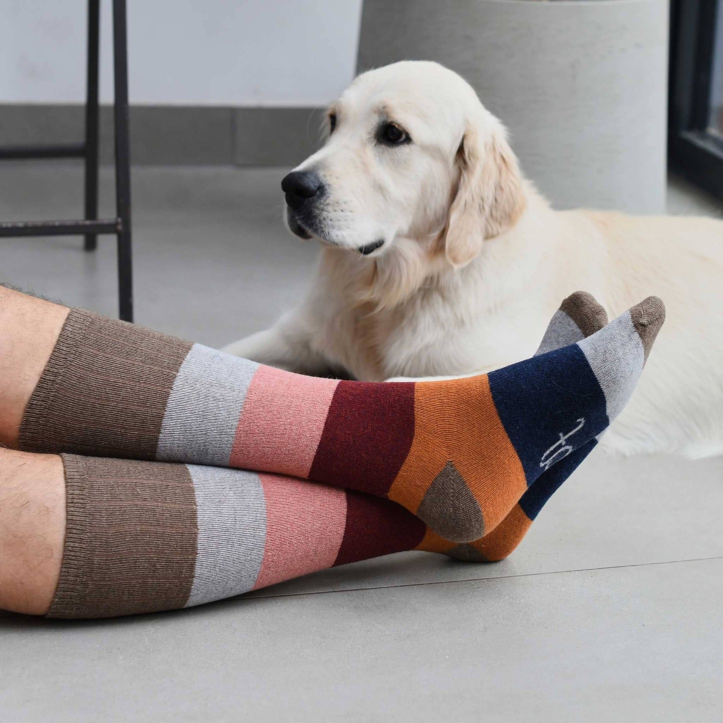 Men's Lambswool Boot / Long Socks