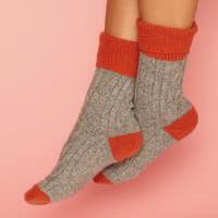 Cashmere Mix Slouch Socks