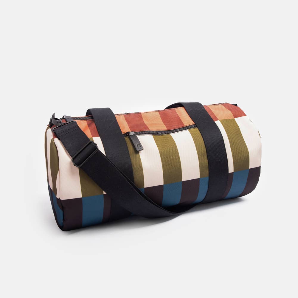 Stripe Barrel Gym Bag (22L)