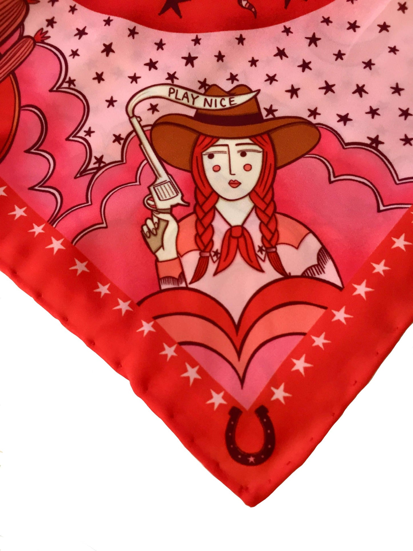 Cowgirl Unisex Eco Pocket Square/Neckerchief