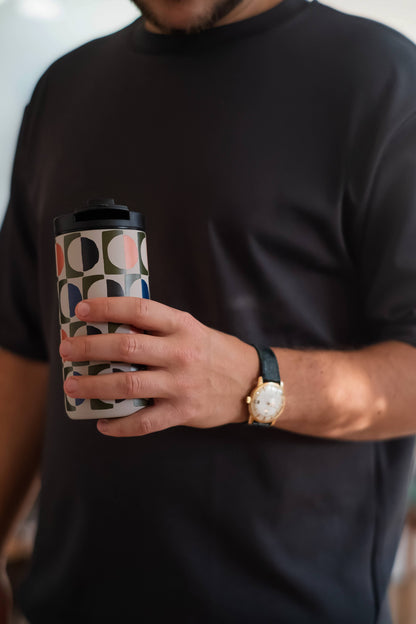 Geo Insulated Coffee Cup