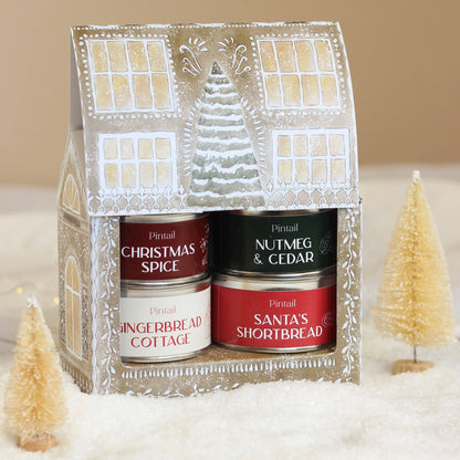 Gingerbread Cottage Gift Set I Christmas Gift  (Pack of 6)