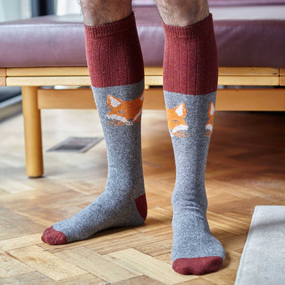 Men's Lambswool Boot / Long Socks
