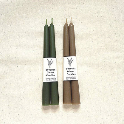 Eco & Sustainable Tapered Dinner Candles | Long & Clean Burn