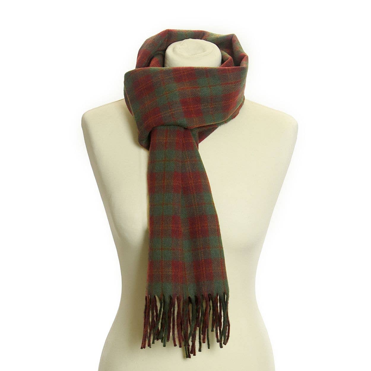 Lambswool Country Check Scarf