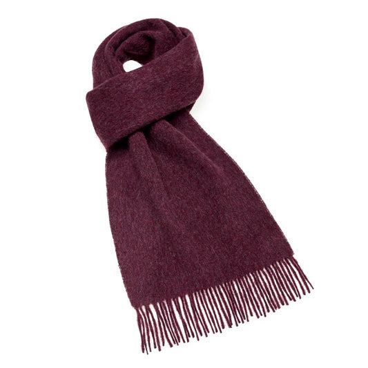 Bronte by Moon Wool Scarf in Burgundy