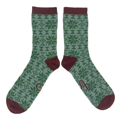Men's Lambswool Ankle Socks