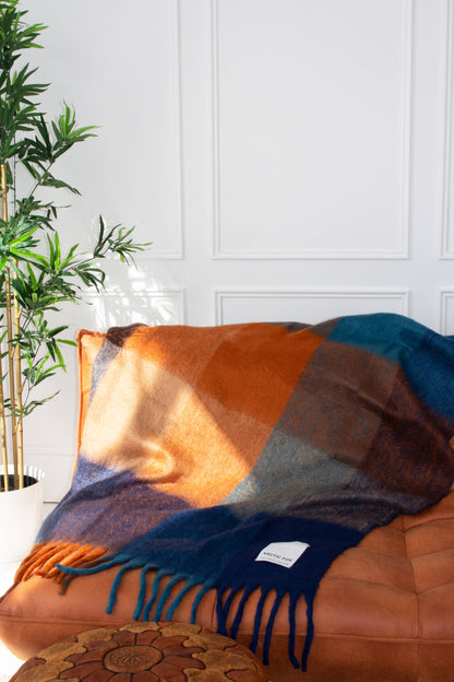The Reykjavik Throw - 100% Recycled - Tokyo Lights - AW24