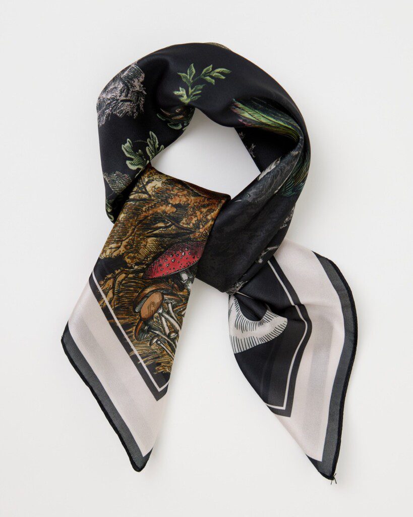 A Night's Tale Narrative Silk-Like Square Scarf