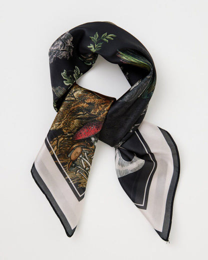 A Night's Tale Narrative Silk-Like Square Scarf