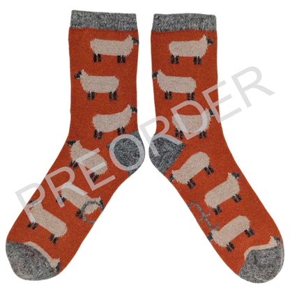 PREORDER - Men's Lambswool Ankle Socks