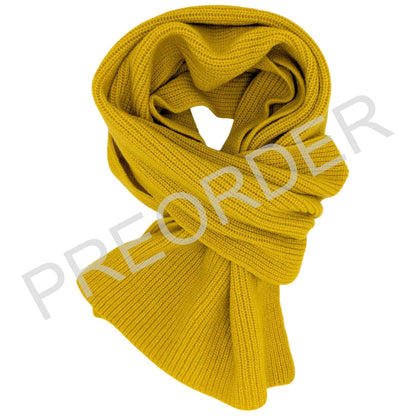PREORDER - Ribbed Lambswool Scarves