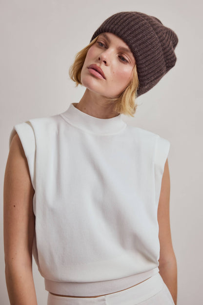 Cashmere Beanie - Chocolate Brown - AW26