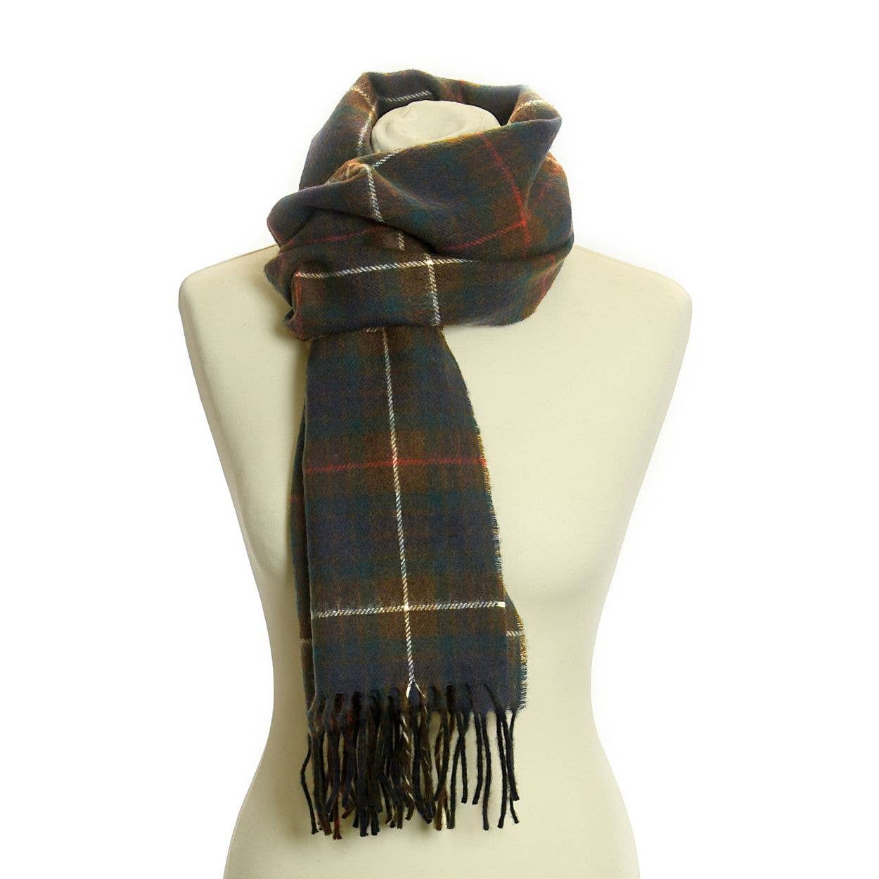 Lambswool Country Check Scarf