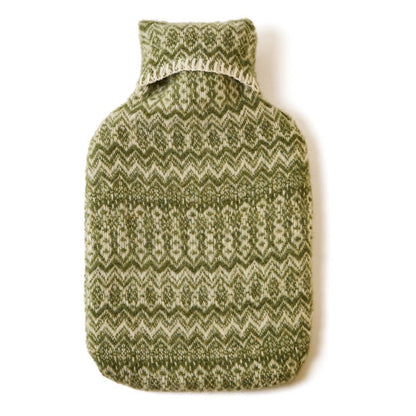 Fair Isle Pure New Wool Hot Water Bottle