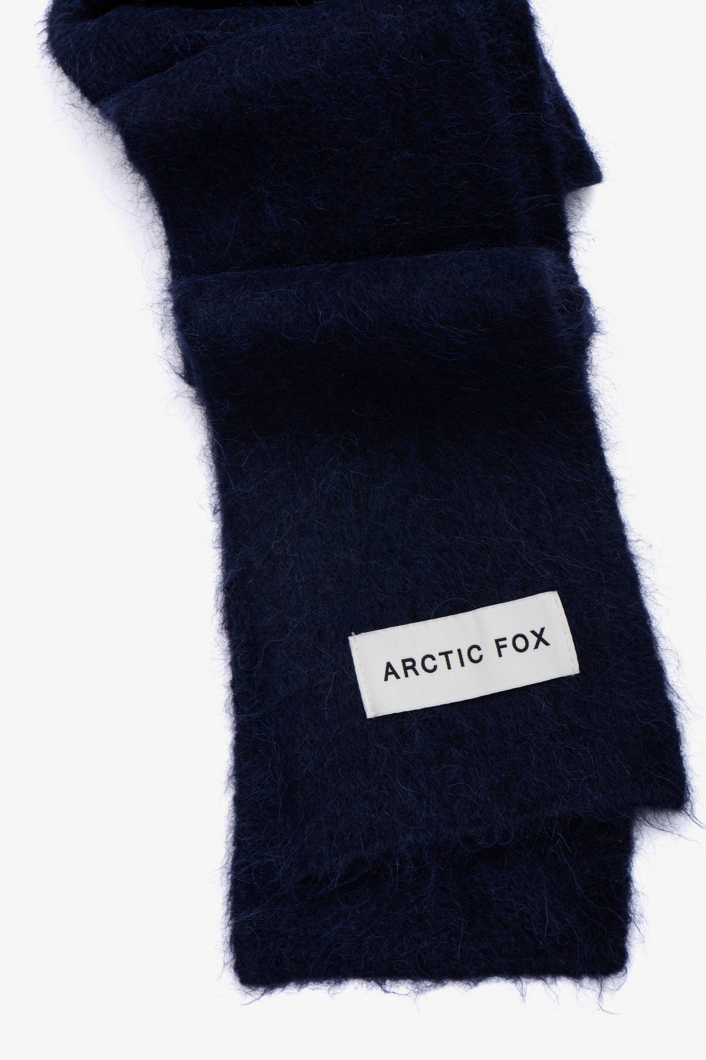 The Alpaca Skinny Scarf - Deep Sea Navy - AW25