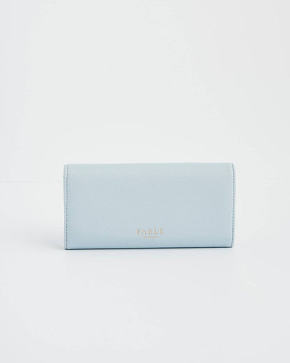 Bird Blue Embroidered Purse