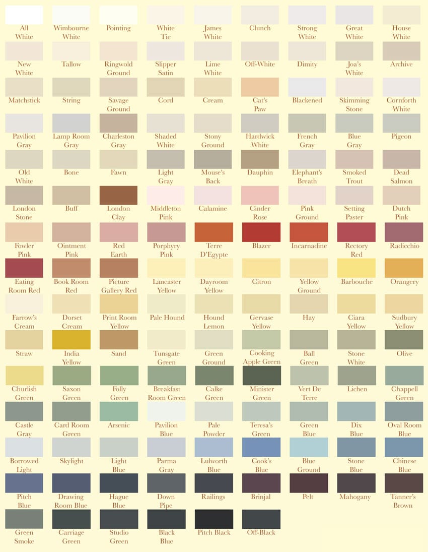 Farrow & Ball Full paint range 2.5 L