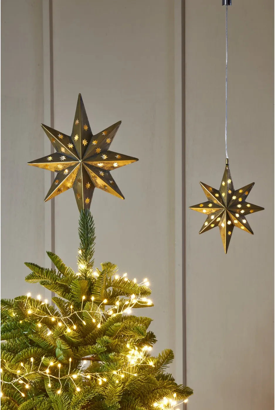 LED Star 30cm (Gold)