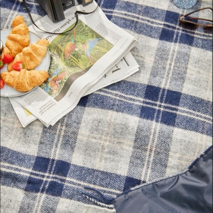 Polo Picnic Rug - Rainbow Grey Stripe