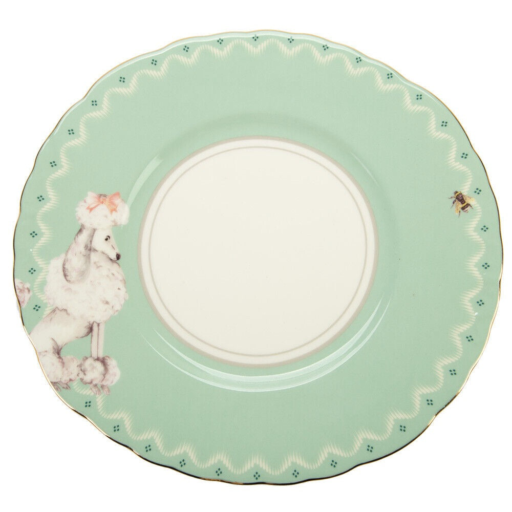 Yvonne Ellen Poodle Sandwich Plate 22cm 5 in stock