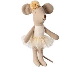 Maileg Ballerina Mouse, Little Sister - Off White