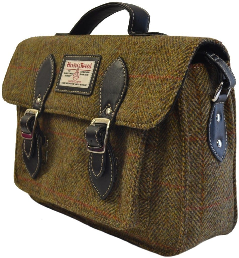 harris tweed satchel bag